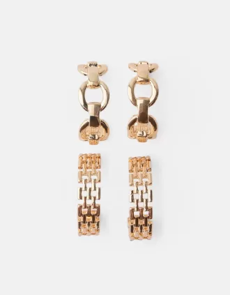 2-pack of chain earrings – Signature Edition