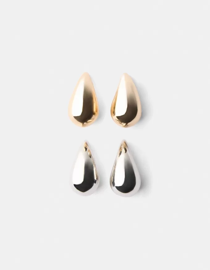 2-pack of droplet earrings