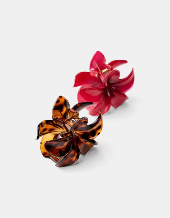 2-pack of flower hair clips 2-pack of flower hair clips