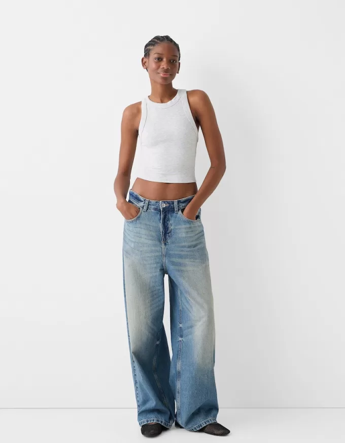 2-pack of sleeveless ribbed T-shirts 2-pack of sleeveless ribbed T-shirts