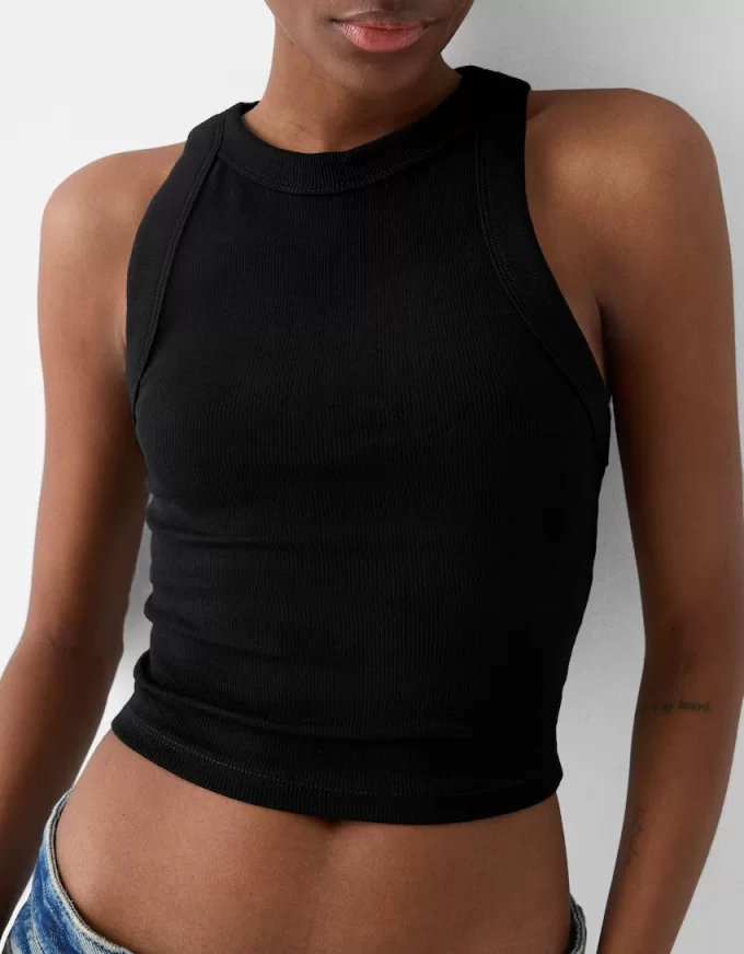 2-pack of sleeveless ribbed T-shirts 2-pack of sleeveless ribbed T-shirts