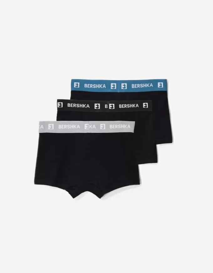 3-pack of boxers with wide printed waistband 3-pack of boxers with wide printed waistband