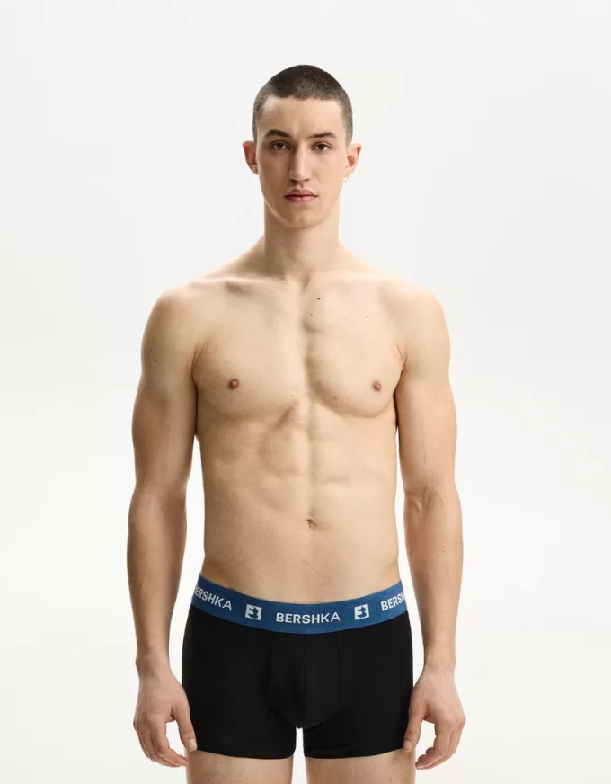 3-pack of boxers with wide printed waistband 3-pack of boxers with wide printed waistband