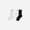 3-pack of heart socks 3-pack of heart socks