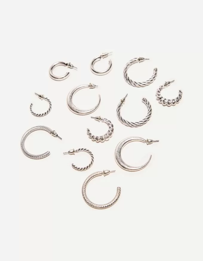 6-pack of boho hoop earrings 6-pack of boho hoop earrings