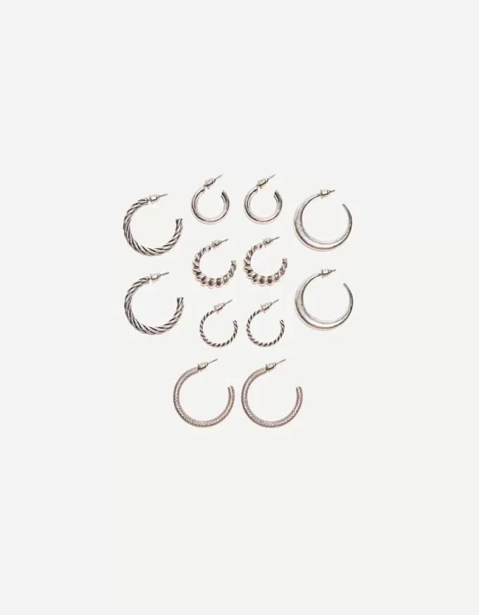 6-pack of boho hoop earrings 6-pack of boho hoop earrings