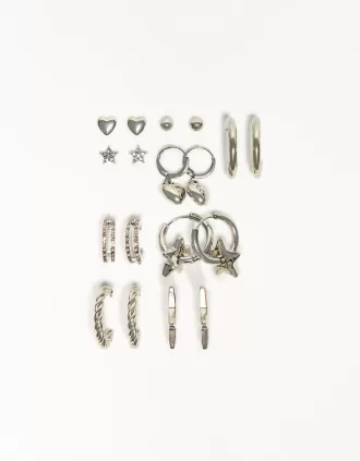 9-pack of earrings 9-pack of earrings