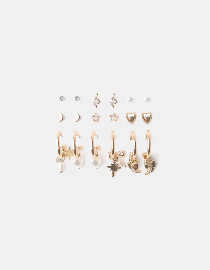 9-pack of earrings 9-pack of earrings
