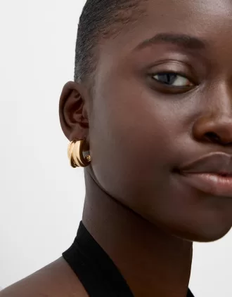 9-pack of hoop earrings