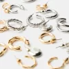 9-pack of hoop earrings 9-pack of hoop earrings