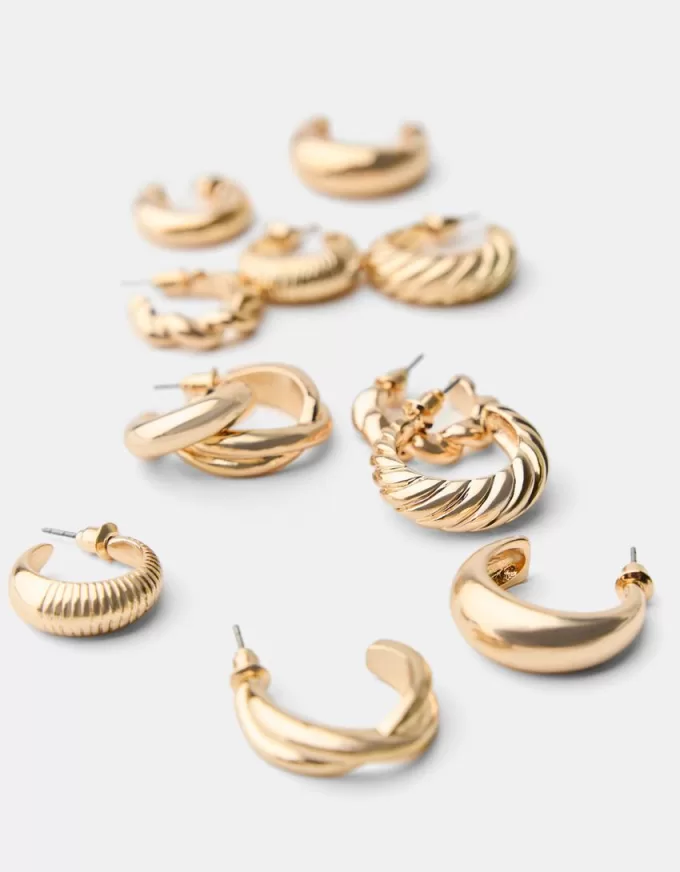 9-pack of hoop earrings 9-pack of hoop earrings