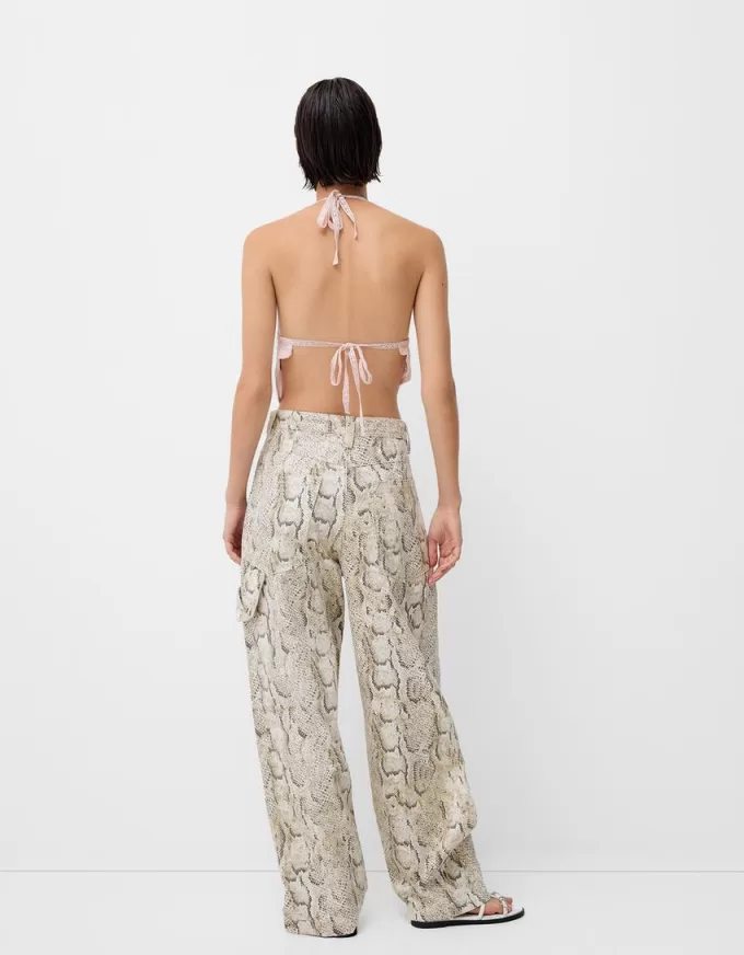 Animal print carpenter pants Animal print carpenter pants