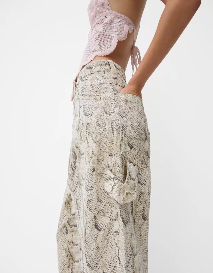 Animal print carpenter pants Animal print carpenter pants