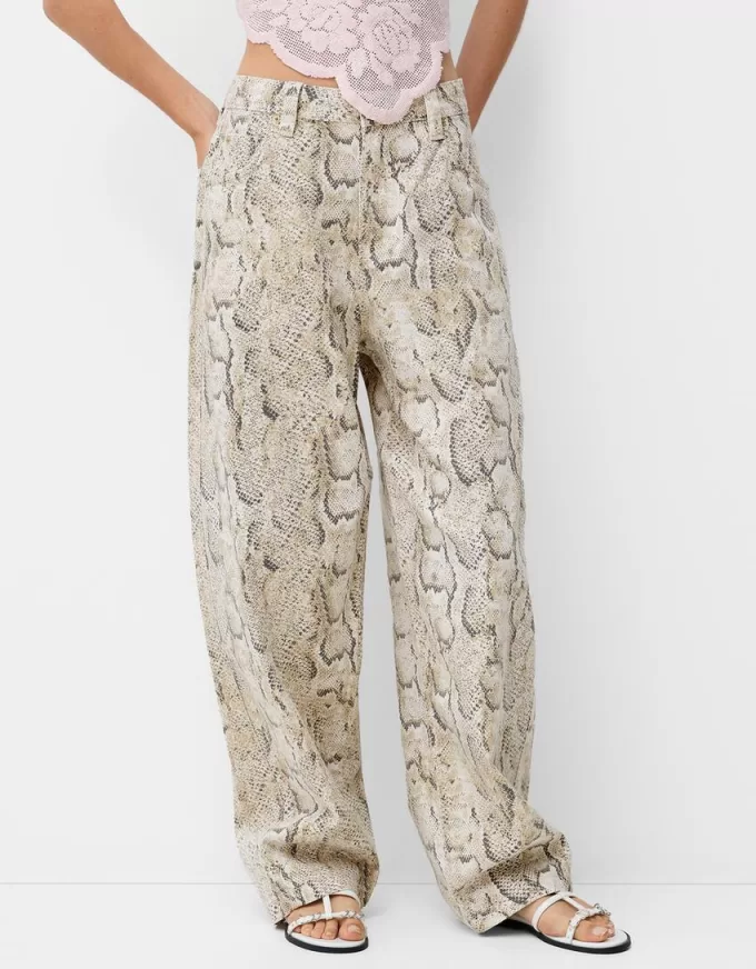 Animal print carpenter pants Animal print carpenter pants