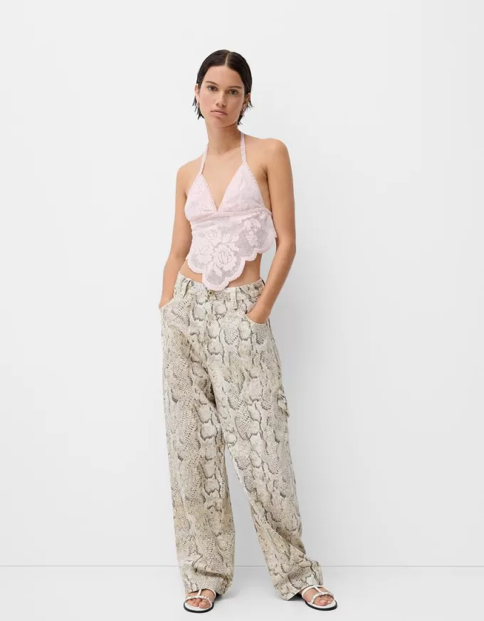 Animal print carpenter pants Animal print carpenter pants