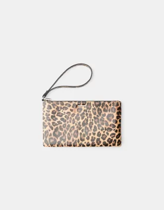 Animal print coin purse