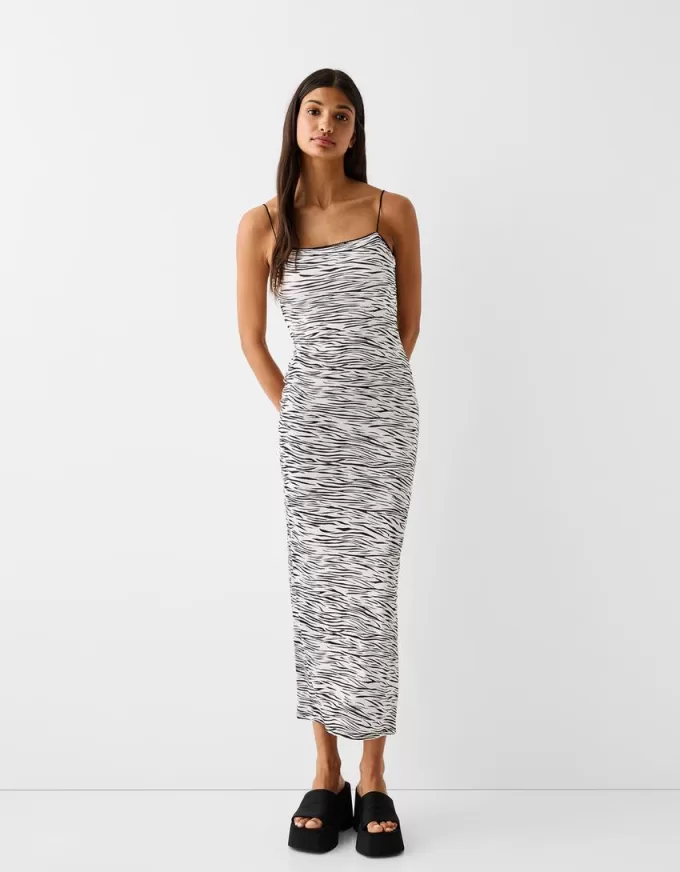 Animal print midi dress Animal print midi dress