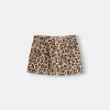 Animal print mini skirt