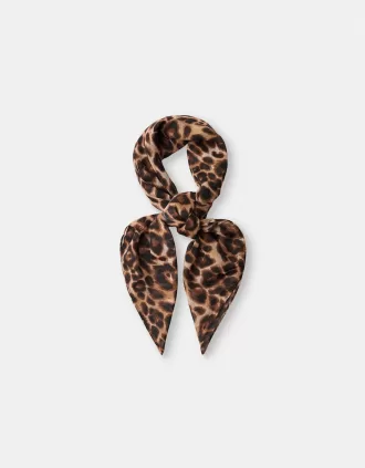 Animal print scarf