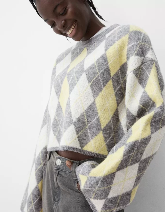 Argyle jacquard sweater Argyle jacquard sweater