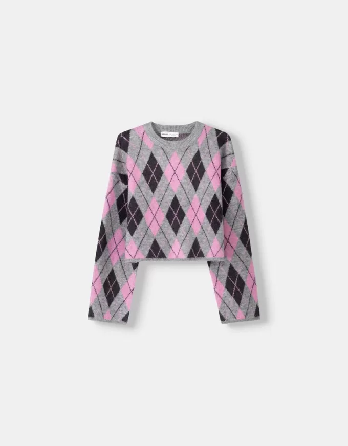 Argyle jacquard sweater Argyle jacquard sweater