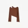 Asymmetric cut-out sweater Asymmetric cut-out sweater