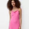Asymmetric dress with ruffle Asymmetric dress with ruffle