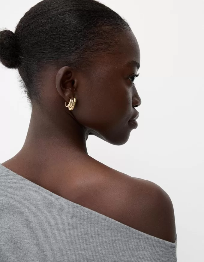 Asymmetric long sleeve dress