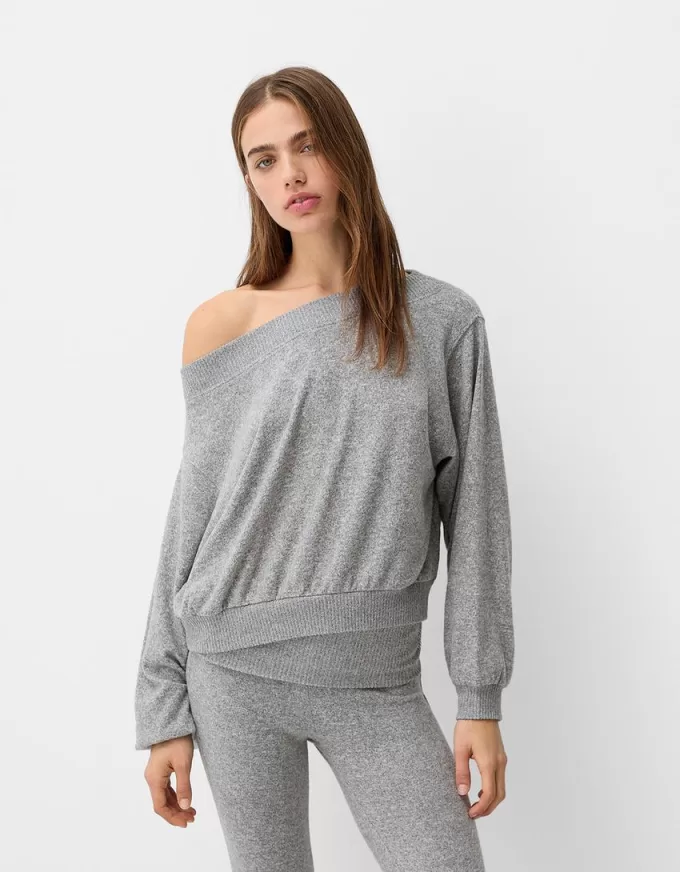 Asymmetric soft touch sweater Asymmetric soft touch sweater