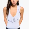 BERSHKA SERIES draped strappy bodysuit BERSHKA SERIES draped strappy bodysuit