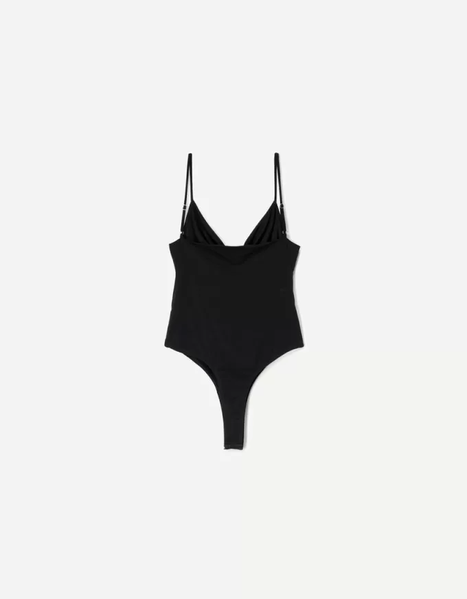 BERSHKA SERIES draped strappy bodysuit BERSHKA SERIES draped strappy bodysuit