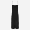 BERSHKA SERIES gathered midi dress BERSHKA SERIES gathered midi dress