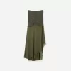 BERSHKA SERIES gathered tulle midi skirt BERSHKA SERIES gathered tulle midi skirt