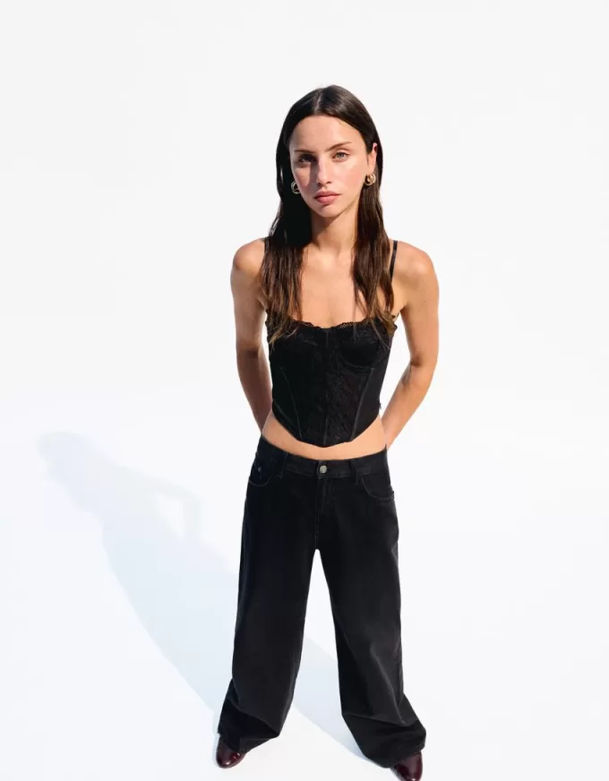 BERSHKA SERIES lace corset top BERSHKA SERIES lace corset top