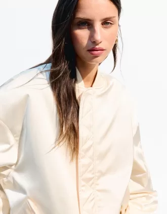 BERSHKA SERIES oversize bomber jacket