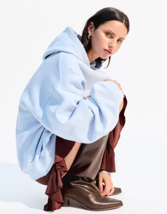 BERSHKA SERIES ripped hoodie