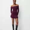 BERSHKA SERIES ruffled long sleeve mini dress BERSHKA SERIES ruffled long sleeve mini dress