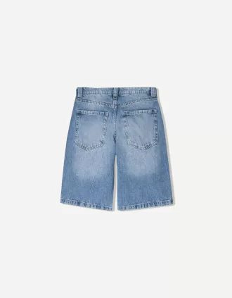 Baggy denim shorts