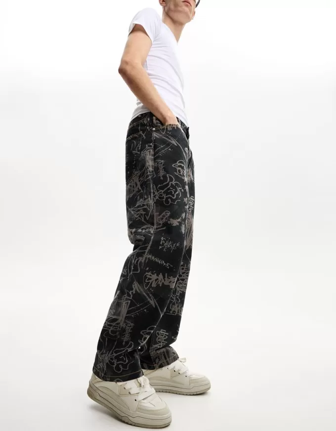 Baggy printed jeans Baggy printed jeans