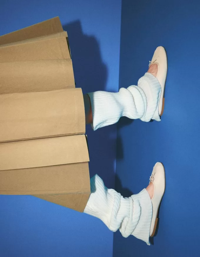 Ballerinas with socks