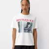 Beershka x Beetlejuice print T-shirt