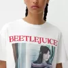 Beershka x Beetlejuice print T-shirt