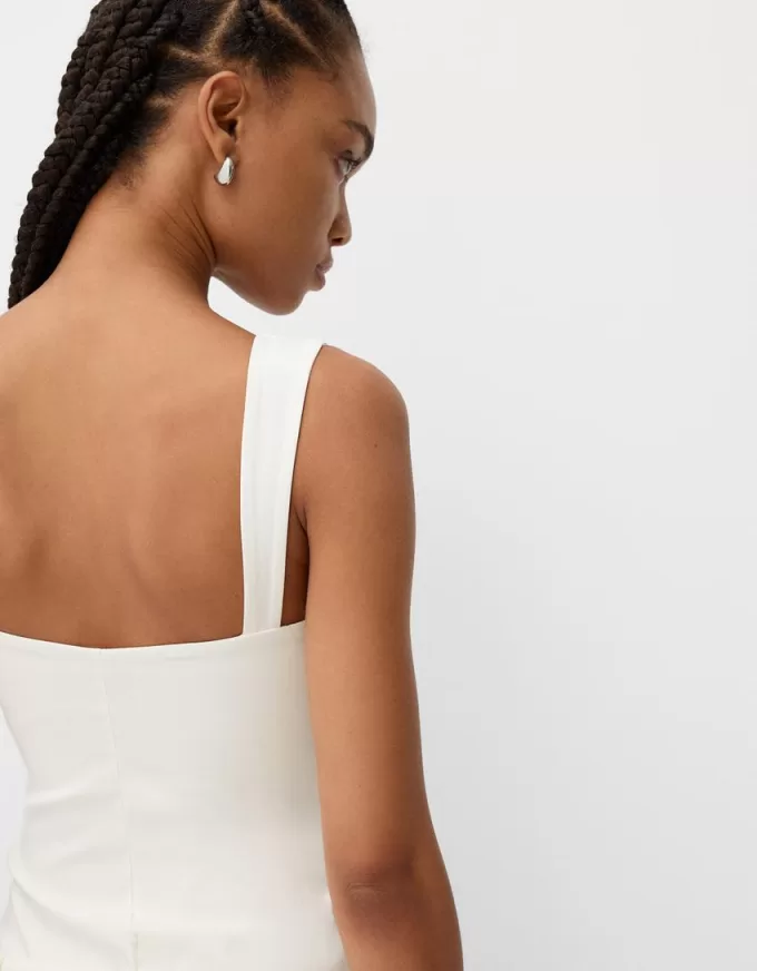 Belted mini dress with buckles Belted mini dress with buckles