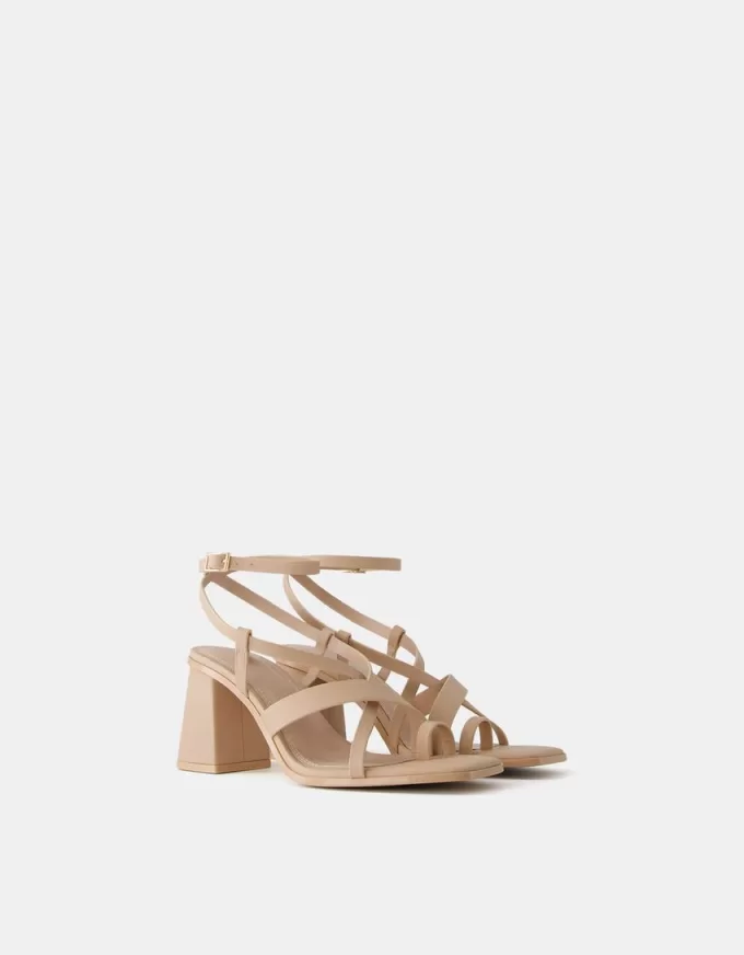 Block heel multi-strap sandals Block heel multi-strap sandals
