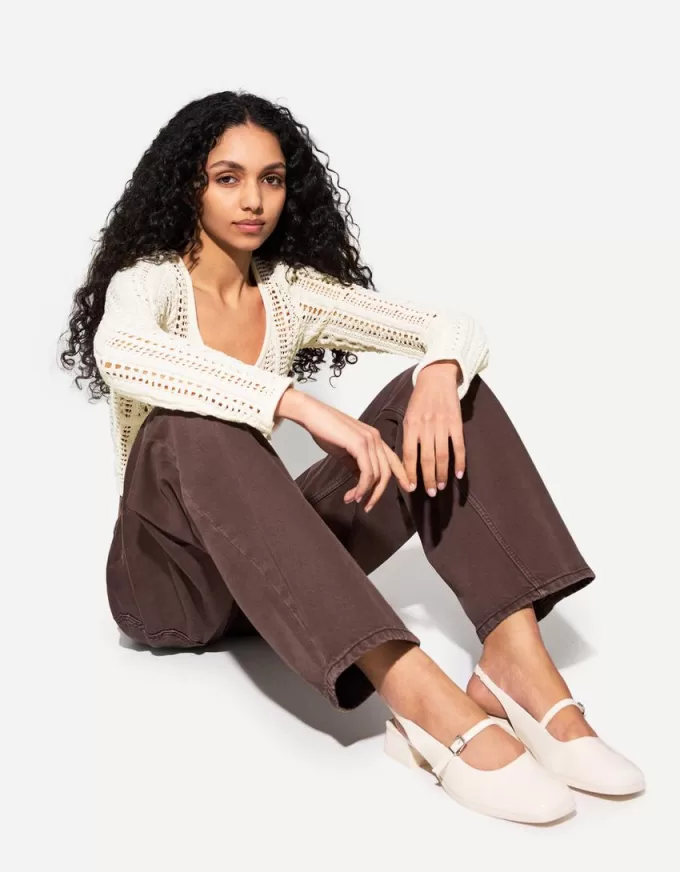 Block heel slingback Mary Janes Block heel slingback Mary Janes