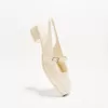 Block heel slingback Mary Janes Block heel slingback Mary Janes