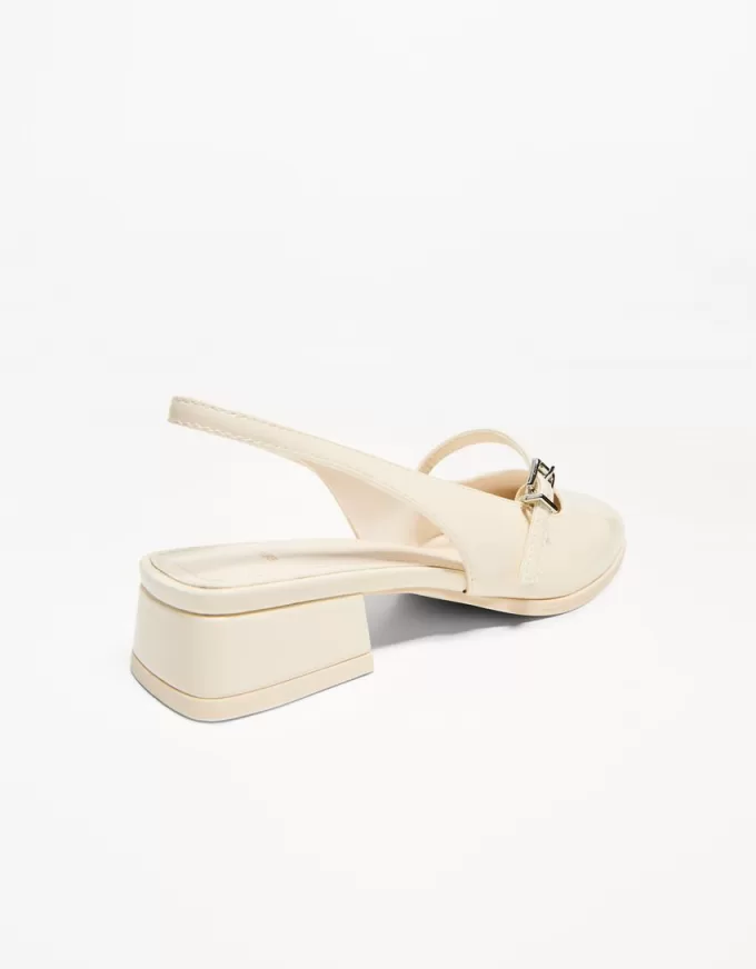 Block heel slingback Mary Janes Block heel slingback Mary Janes