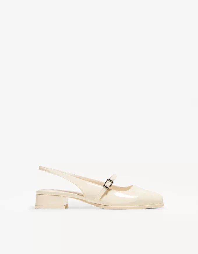 Block heel slingback Mary Janes Block heel slingback Mary Janes