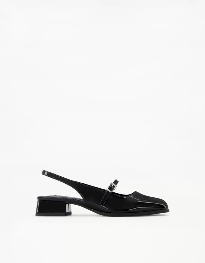 Block heel slingback Mary Janes Block heel slingback Mary Janes