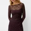 Blonde lace long sleeve mini dress Blonde lace long sleeve mini dress